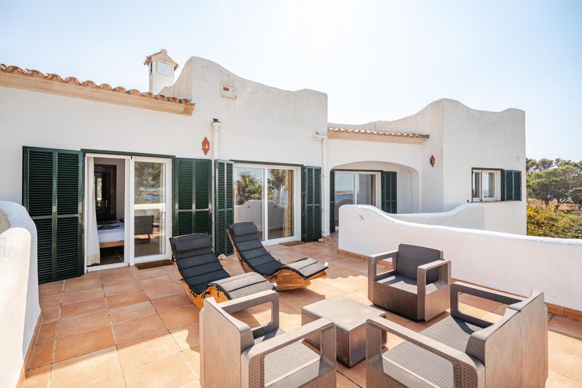 Gigantische Villa Mit Meerblick, Panoramablick & Pool-Oase Cala Pi  ภายนอก รูปภาพ