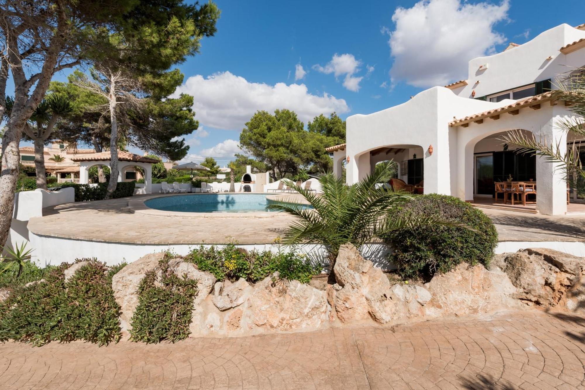 Gigantische Villa Mit Meerblick, Panoramablick & Pool-Oase Cala Pi  ภายนอก รูปภาพ